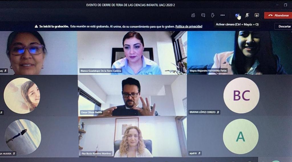 Reconocen a niños participantes de la Feria de Ciencias UACJ Infantil 2020-2