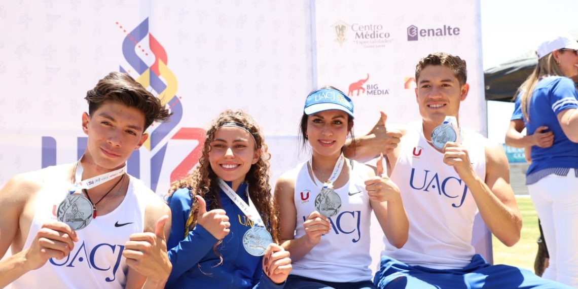 La UACJ conquista plata en relevos 4×400 mixtos