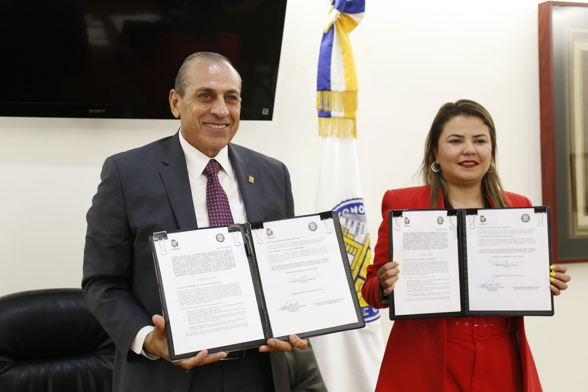 UACJ y Congreso del Estado firman convenio de colaboración