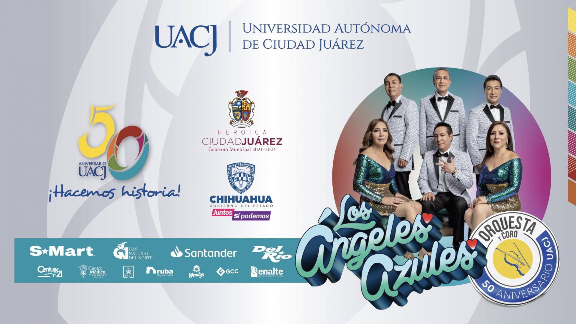 Invitación a rueda de prensa sobre el concierto de los Ángeles Azules