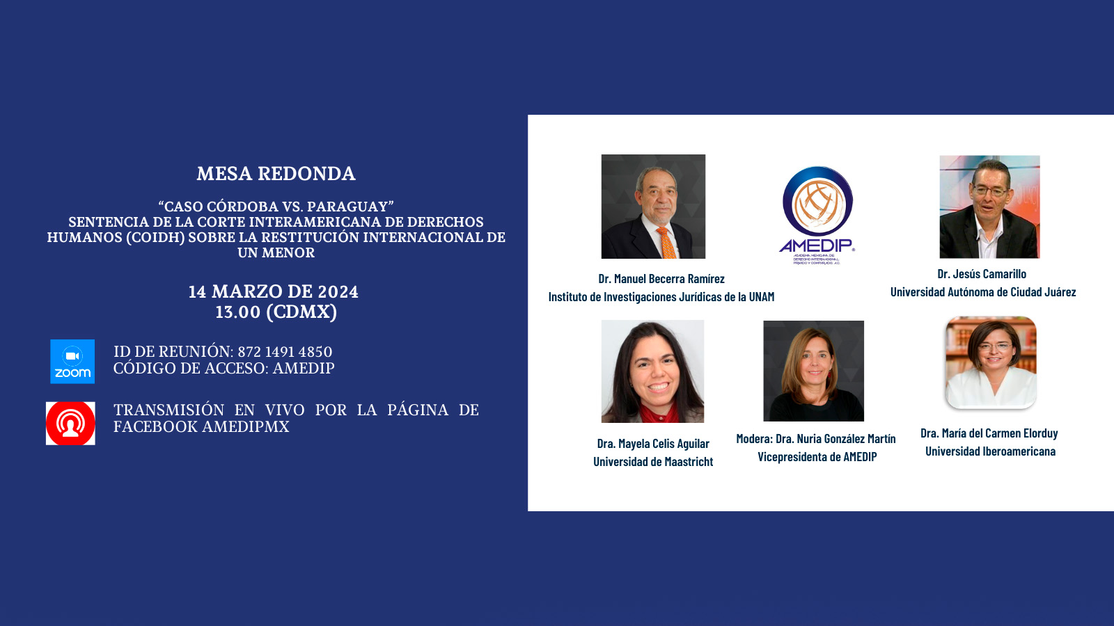 UACJ participará en evento organizado por academia mexicana de derecho privado y comparado