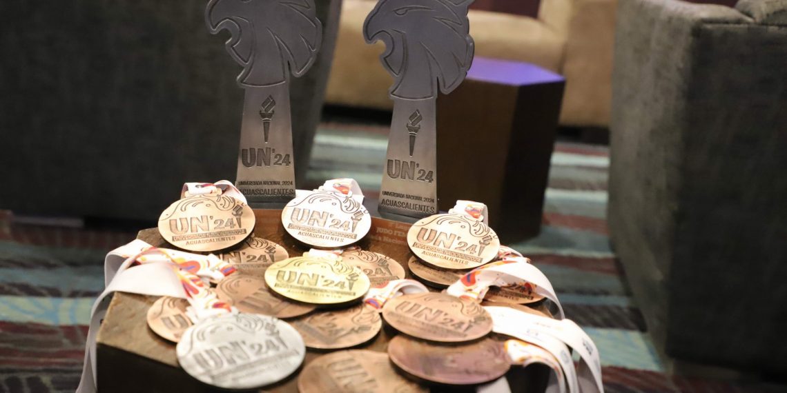 Cosecha de medallas en judo y boxeo de la Universiada Nacional 2024