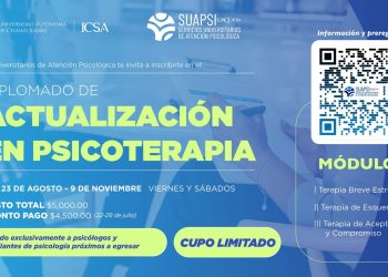 Invitan a diplomado de Actualización en Psicoterapia