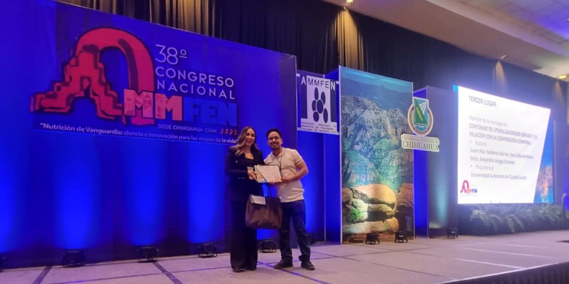 Gana estudiante de la UACJ tercer lugar en convocatoria del 38ºCongreso Nacional MMFEM 2025