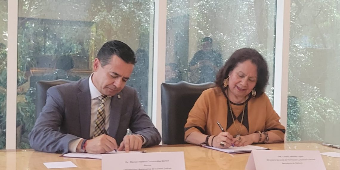 La UACJ formaliza convenio con la Secretaría de Cultura del gobierno federal
