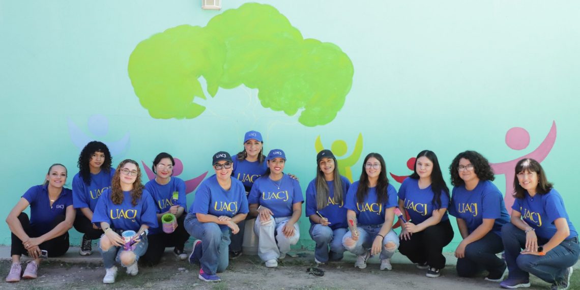 Arte que transforma: estudiantes del ICSA pintan mural por la paz