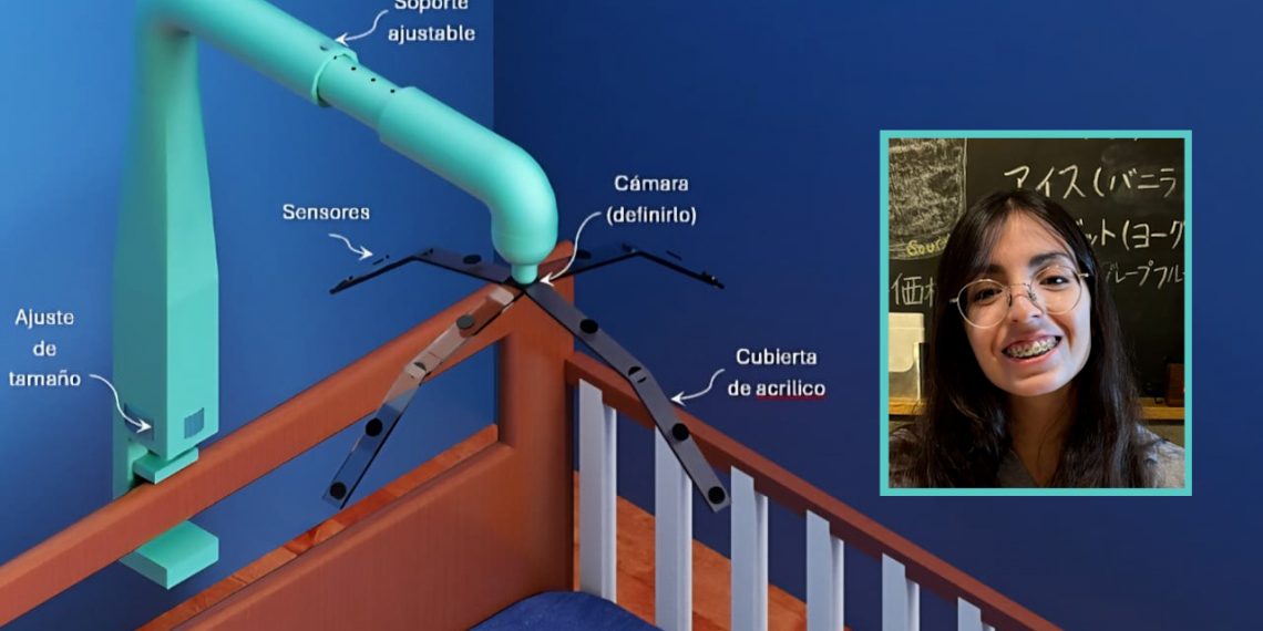 Innovación juarense para proteger a los más pequeños: alumna del IADA registra juguete-cuna con sensores de seguridad para lactantes