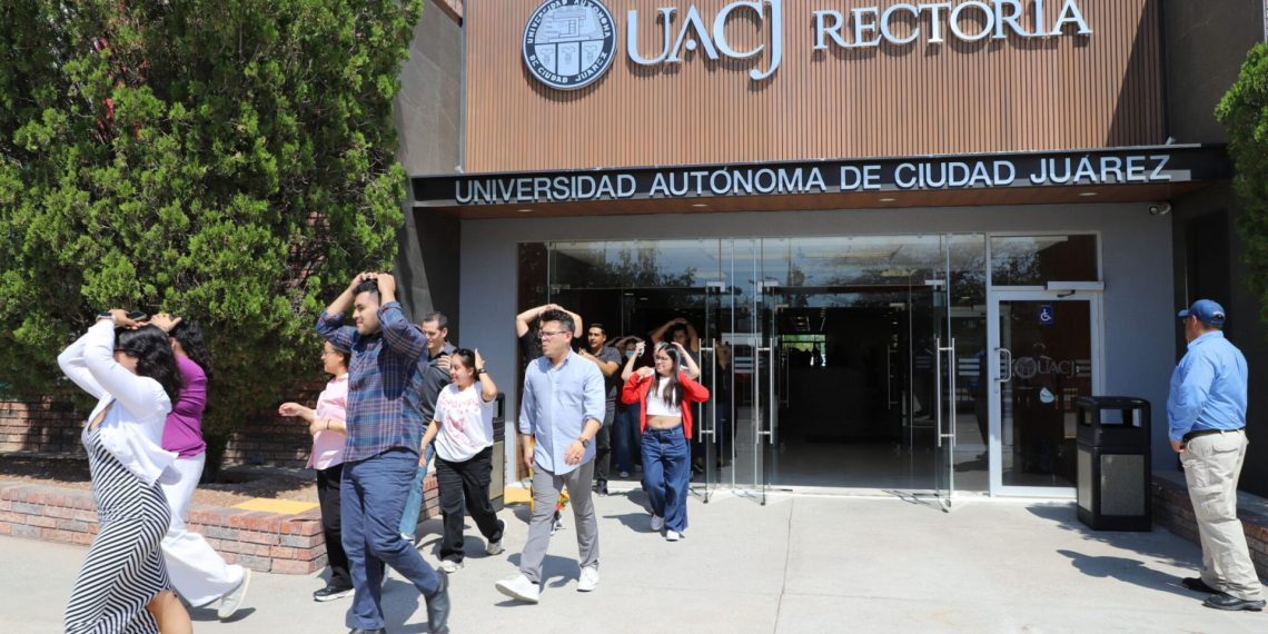 La UACJ refuerza su cultura de prevención en el Segundo Simulacro Nacional 2025