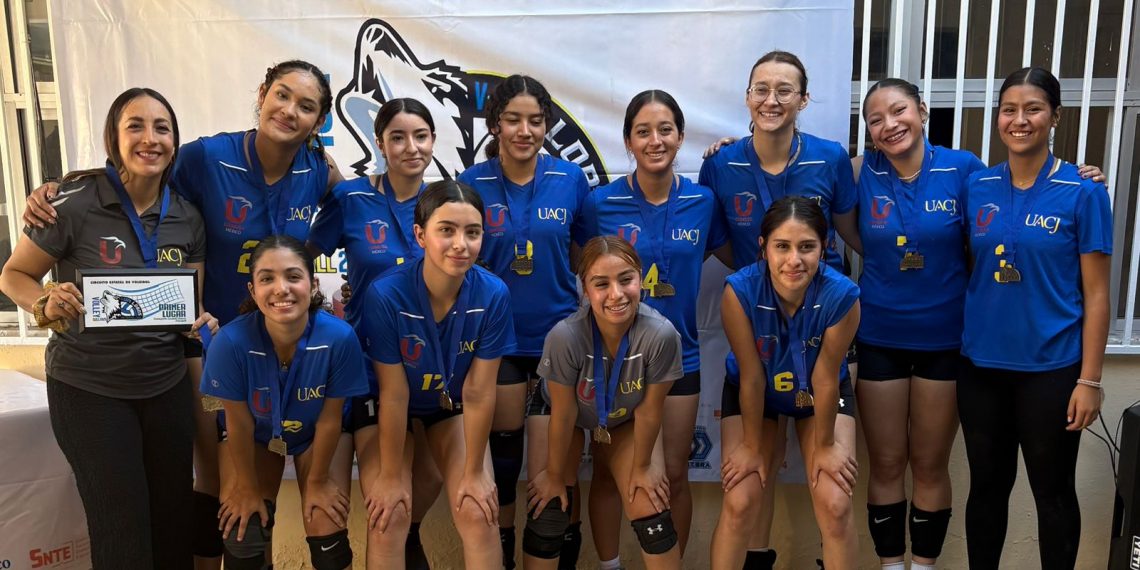 Se coronan campeonas en la Copa Lobos del Circuito Estatal de Voleibol de Chihuahua