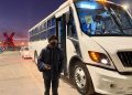 “Feliz semestre”: el Indio Bus arranca con mensajes que abrigan más que el frío
