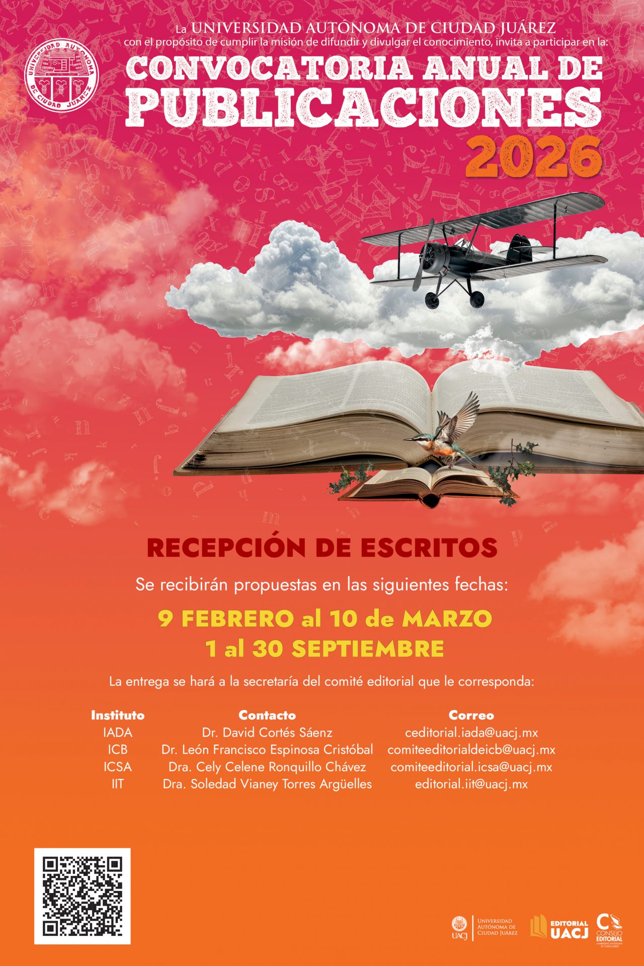 La UACJ abre la Convocatoria Anual de Publicaciones 2026