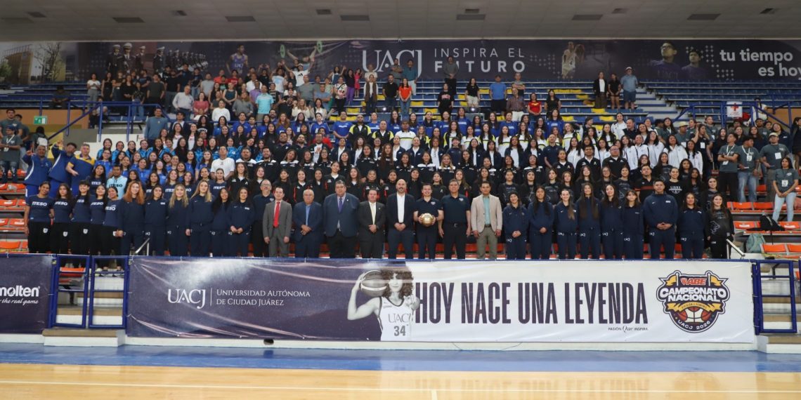 Ciudad Juárez se convierte en la capital del básquetbol estudiantil; UACJ inaugura Campeonato Nacional DII Femenil de la ABE 2026