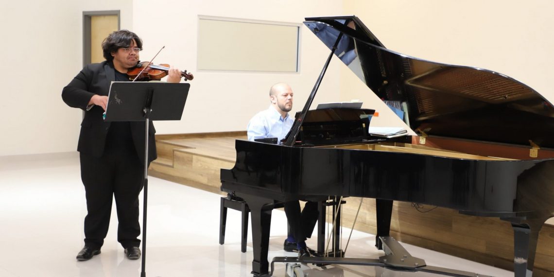 Inicia la Segunda Semana de la Música con Recital de Violín y Piano
