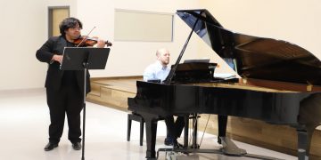 Inicia la Segunda Semana de la Música con Recital de Violín y Piano
