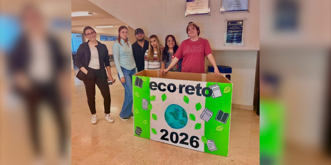 Reciclan más de 1.5 toneladas de papel en la UACJ, con el Eco Reto Financiero 2026