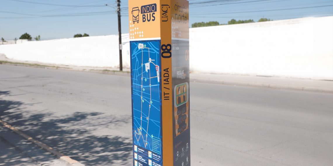 El Indio Bus estrena señalización