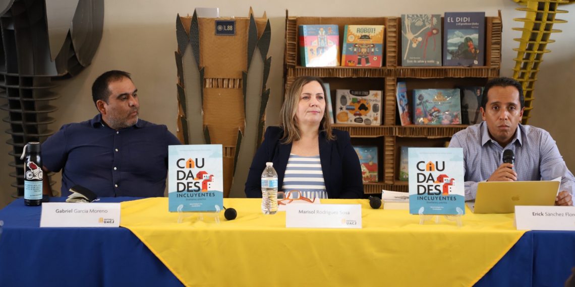Presentan libro sobre Ciudades Incluyentes en la Librería Universitaria del CCF