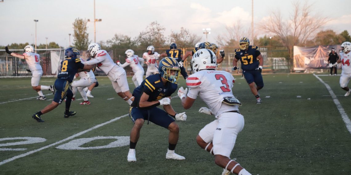 Indios de la UACJ se imponen ante Cardenales de la UIW y celebran su historia con autoridad en la ONEFA