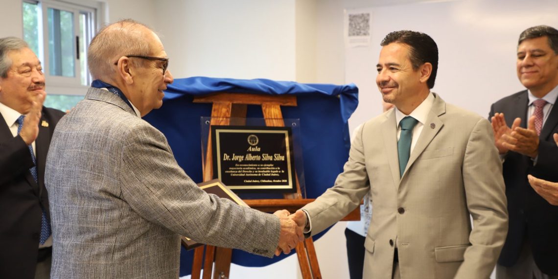 Un aula para la historia: la UACJ honró el legado del jurista Jorge Alberto Silva Silva