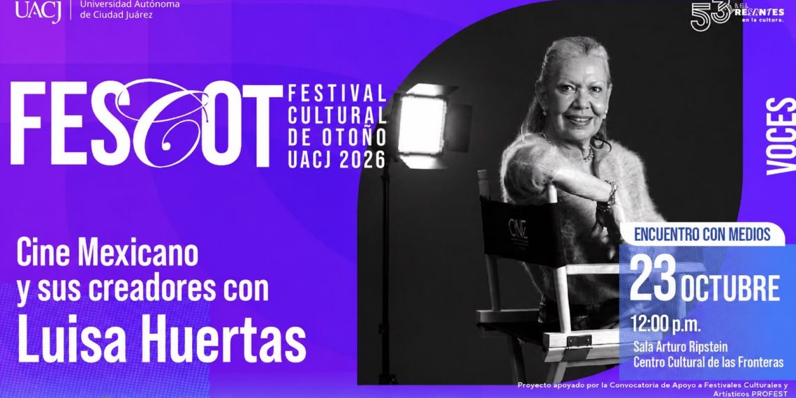 FESCOT abre espacio para hablar del cine mexicano y sus creadores con Luisa Huertas